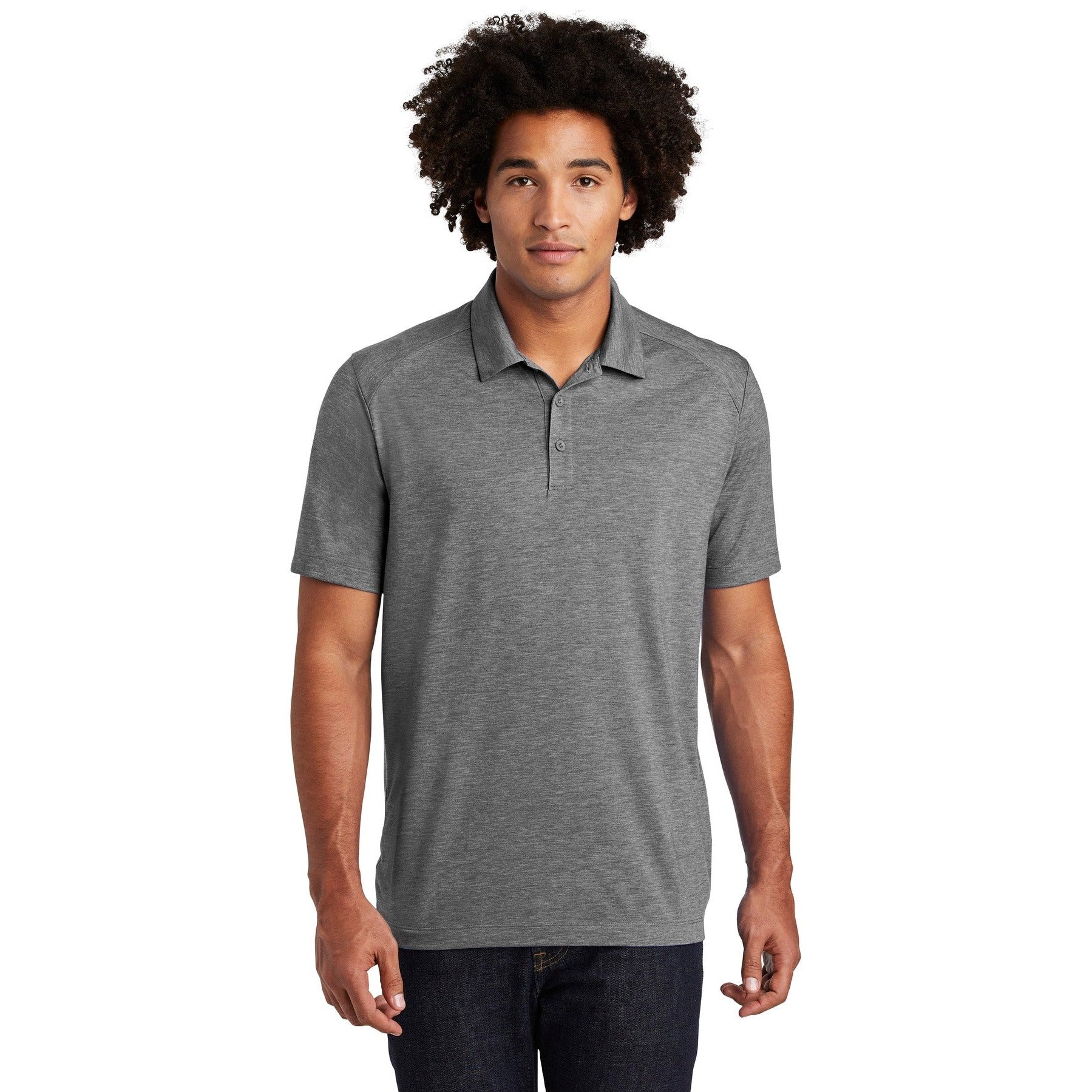 Sport-Tek-Sport-Tek ® PosiCharge ® Tri-Blend Wicking Polo. ST405-MedTech-2